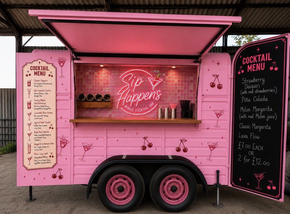 Sip Happens mobile cocktail bar